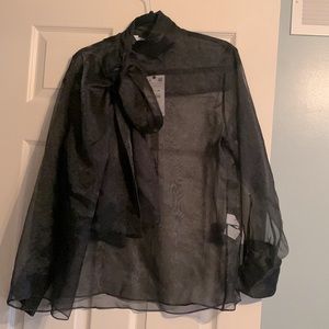 Zara XL Black Blouse